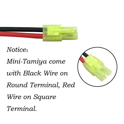 RC Car Battery Charger for NiMH/NiCd Battery Packs Charger, 9.6V 7.2V 8.4V Battery Charger with Tamiya Plug Charger for Traxxas NiMH Batteries and Airsoft Battery