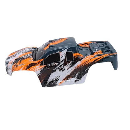 1/16 RC Car Body, Durable PVC Shell Easy Install, 1/16 Scale Truck Cover for Off Road Racing Hobbyists Orange - color: Orange