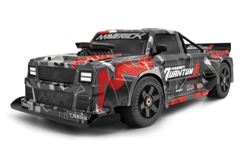 Maverick 150313 QuantumR Flux 4S 1/8 4WD Race Truck - Grey/Red