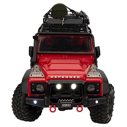 MEUS RACING TRX4M Bumper Front and Rear with LED Lights for TRX4M Defender 1/18 RC Crawler Upgrades Parts