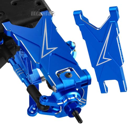 RC Aluminum Suspension A-Arms Upgrades Part for 1/10 Slash Rustler Stampede 4X4 VXL BL-2s,Hoss 4WD VXL,XO-1,Alloy Front Rear RC Suspension Arms Hops up,Navy Blue - color: Navy Blue - (Suspension Arms)