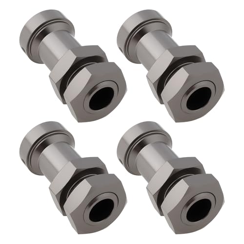 4Pcs 17mm Hex Hub Adapter Wheel Extensions Kit Compatible with Arrma Mojave Typhon, 1:10 Scale Buggy Upgrade