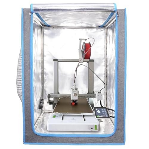 Resin 3D Printer Enclosure with Ventilation Kit Speed Control Vent Tent | Dustproof Cover Compatible with ELEGOO Saturn 4 Ultra Mars 5 Ultra, Ender 3 V3 SE/KE/Ender3 Pro/Ender 3 V2/S1/Neo 3D Printer