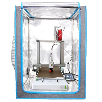 Resin 3D Printer Enclosure with Ventilation Kit Speed Control Vent Tent | Dustproof Cover Compatible with ELEGOO Saturn 4 Ultra Mars 5 Ultra, Ender 3 V3 SE/KE/Ender3 Pro/Ender 3 V2/S1/Neo 3D Printer