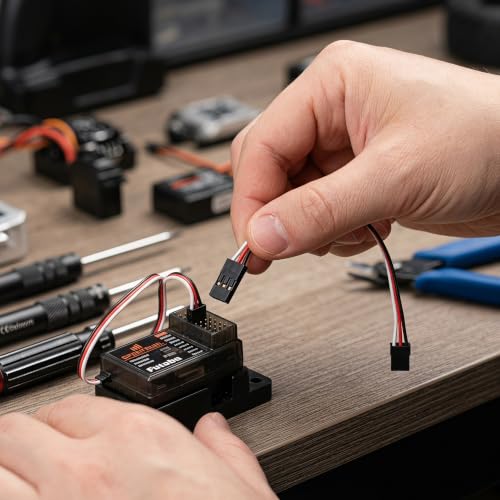 ibasenice 20pcs 3-pin Servo Extension Cables 4/6/8/12/20inch Servo Extension Cord Male to Female RC Wire Cable Connectors Compatible with Jr Futaba RC Car Airplanes
