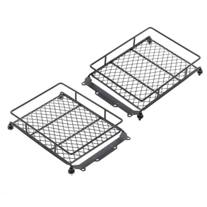 VICASKY Car Roof Luggage Carrier Rack for Rc Crawler Durable Black Metal Storage Bracket for Cargo and Accessories Lightweight Design for Easy Installation