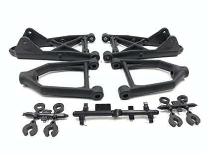 HPI Racing Arm 1/5 RC Parts Upper & Lower Front Suspension Arms Two Pairs for 85400 HPI Baja 5B/5SC/5T Upper & Lower Front Suspension Arm KM kingmotor ROVAN SY Racing Baja