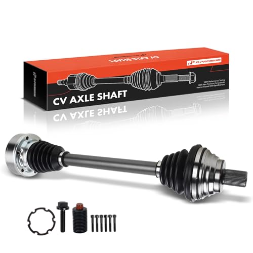 A-Premium Front Left Driver Side CV Axle Shaft Assembly | Compatible with Volkswagen Jetta 2005-2006 1.9L, Jetta 2014 2.0L, Jetta 2005-2014 2.5L, Rabbit 2006-2009 2.5L, Manual Trans - style: Front Driver Side