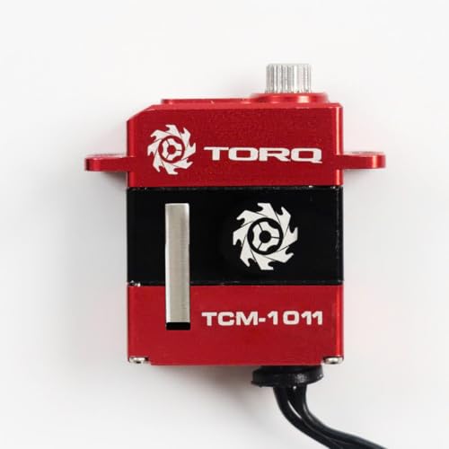 TORQ TCM-1011 Full CNC Case Metal Gear Coreless Servo - Remote Control Car, RC Car Electronics, RC Servo (HELIDIRECT) (TCM-1011)