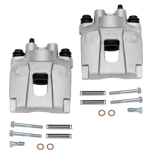 Detroit Axle - Rear Steering Knuckles w/Wheel Hubs Brake Calipers | Replacement for Ford Explorer Mercury Mountaineer - 4pc Set - size: 4BU47708/Kit
