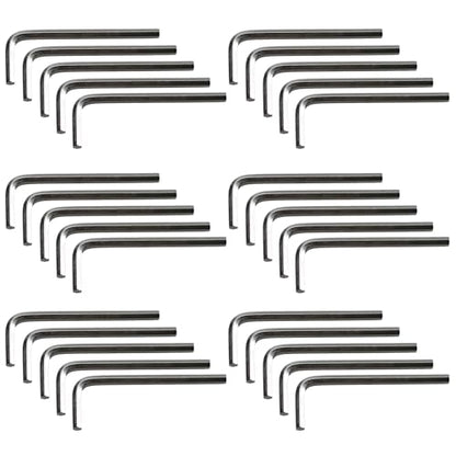 50Pcs 3mm Allen Wrench L-Shaped Hex Key Wrench Set, Metric Hexagon Head Replacement Tool for Furniture and Bike Repair - size: 3mm