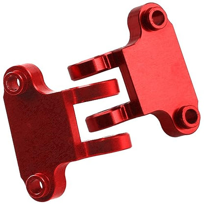 2Pcs Vgoohobby Aluminum Alloy Lower Shock Absorber Mount Bracket Compatible with 1/8 Losi LMT 4WD Solid Axle RC Monster Car (Red)