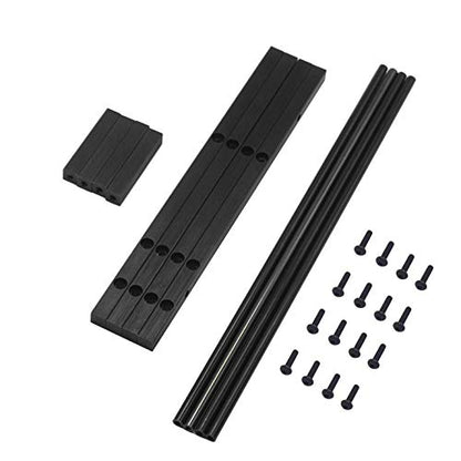 Share Goo RC Car Metal Tire Rack Wheel Tyre Storage Shelf Compatible with Traxxas TRX-4 Axial SCX10 D90 RC Crawler Car 1.9inch 2.2inch Wheel Rim (Black) - color: Black