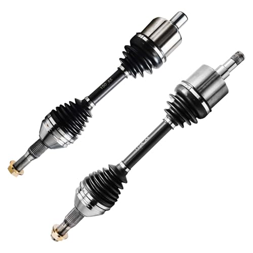 Detroit Axle - Pair Front CV Axle Shafts for Chevy Impala Venture | Monte Carlo Pontiac Grand Prix Montana Buick LaCrosse Allure Regal Century, 2 CV Axle Shafts Assembly Replacement - size: 113A_AX_150_AX-NEW/Pair
