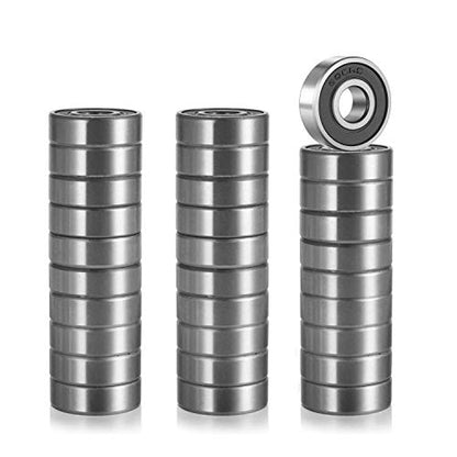 608-2RS Bearing 8x22x7mm, C3, Rubber Sealed Steel 30-Pack - size: 608-2rs(30 Pack)