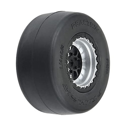 Pro-Line Racing 1/16 Reaction Rr Tires MTD 7mm Blk/SilMiniDrag2 PRO1021810 RC Tire