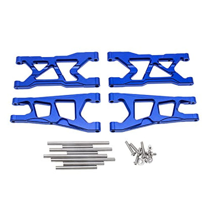 Aluminum Front & Rear Suspension Arms Set for Arrma 1/10 Granite 4X4, Senton RC Car Upgrade Parts-Replacement of AR330443 AR330516