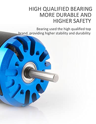 DIAMONDDYNAMICS Hobbyhh Brushless Motor 4250 800kv Power 1250W with 4.0mm Banana Head for DIY RC Glider Aircraft Plane and UAV - size: 4250-800KV