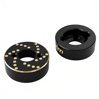 SCX30 Brass Upgrade Kit – Steering Knuckles & Rear Axle Weight for 1/30 Axial SCX30 RC Crawler Upgrade Parts (Rear Axle Weight) - color: Rear Axle Weight