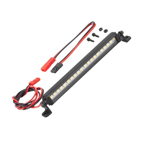 RC Light Bar 20 LED 4.5 Inch Aluminum RC Lights RC Crawler Accessories for Axial SCX10 Traxxas TRX4 TRX4M Arrma Senton Redcat GEN7 1/10 1/18 Scale Rock Crawler Truck (4.5inch) - size: 4.5inch