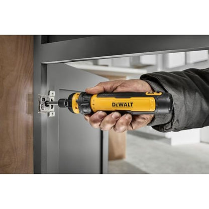 DEWALT Cordless Screwdriver, 4V USB Rechargeable Electric Screwdriver with 12 pcs Screwdriver Bit Set, LED Light, FLEXDRIVE Control, Compact, Ergonomic (DWHT66719)