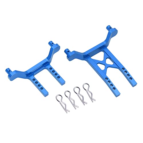 Keenso Aluminum Alloy Front Rear Body Mounts, Shell Post for LaTrax Teton 1/18 RC Car Upgrade Parts (Blue) - color: Blue
