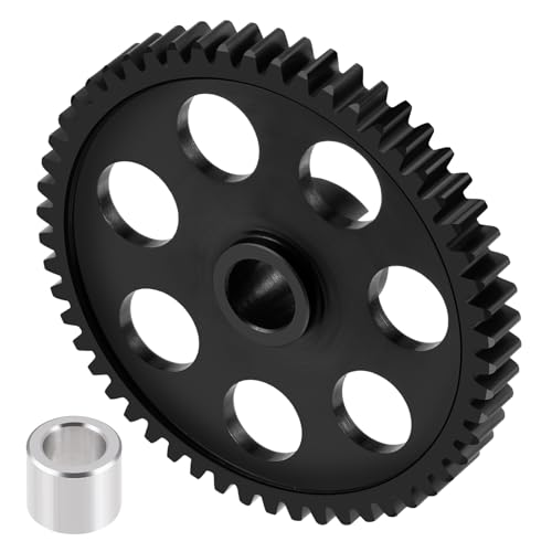 LSG Steel 0.5M 54T Spur Gear for 1/18 Tra-xxas LaTrax Teton Rally SST Teton | Metal Heavy Duty Precision CNC Machined Main Gear for RC Car Upgrades Part