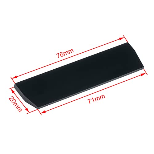 2PCS TRX4M Side Pedal POM Rock Sliders ESC Battery Receiver Expansion Side Plate for 1/18 RC Crawler TRX4M Defender Upgrades