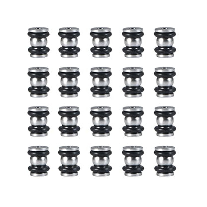 MORLORDY 20Pcs RC Rod Ends Ball Studs Joints Set for 1/24 RC Crawler Car SCX24 Upgrades Accessories