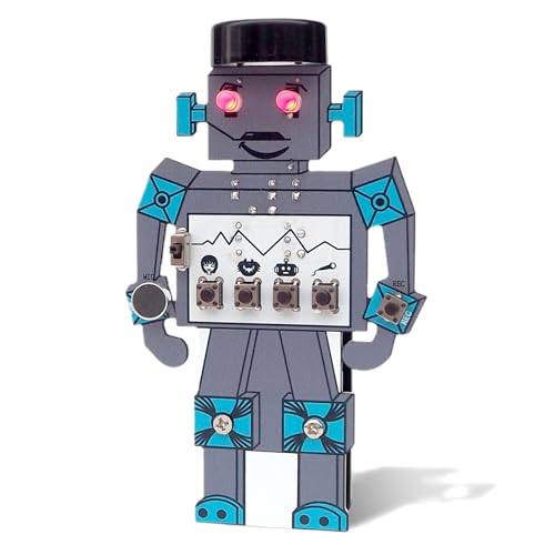 Soldering Robot Recording and Voice Changing DIY Kit Electronic Soldering Project Practice Kit Cool Sound Effects Fun STEM Kit for Family and Friends