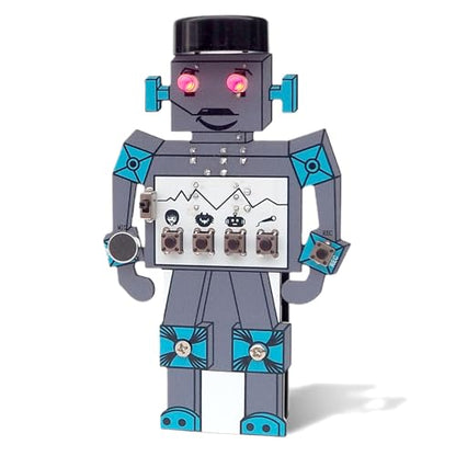 Soldering Robot Recording and Voice Changing DIY Kit Electronic Soldering Project Practice Kit Cool Sound Effects Fun STEM Kit for Family and Friends