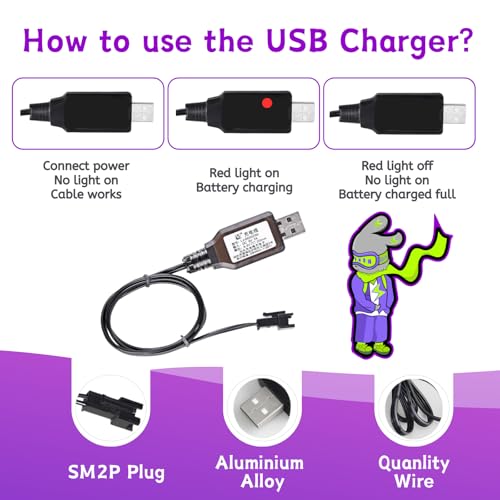 9.6V 1800mAh Ni-Cd 4+4 Flat Shape Rechargeable Battery with SM-2P Plug(Black),Fit for RC Radio-Controlled Car Truck Tank Engineering Vehicle Remote Control Ship etc. with Charger(8*AA)