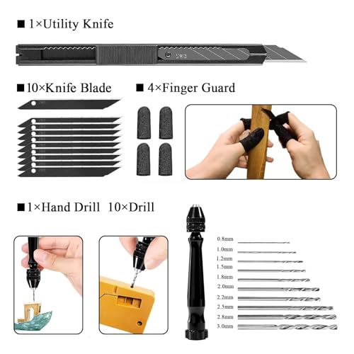62pcs 3D Printer Tools, 3D Print Accessories Kit Includes Nozzle Cleaning Kit, Deburring Tools, Removal Tools, Needle Files, Brushes, Cutters, Craft Knife, Tweezers, Drills for 3D Prints Finishing - style: 62 Pcs
