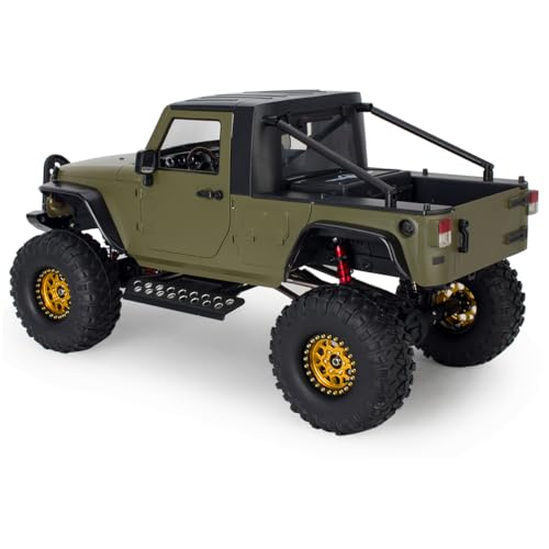 313mm Wheelbase Hard Plastic Pickup Body Shell Unassembled Kit for 1/10 RC Crawler Car Axial SCX10 90046 Jeep Wrangler (Army Green) - color: Army Green