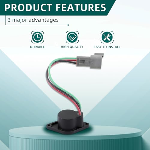 AUTOKAY 102265601 (High Speed Magnet) Speed Sensor Fits for Club Car | IQ DS and Precedent 2004-up 48V Electric Golf Cart with ADC Motor, Re# DL9-2171S 1022656-01 102704901