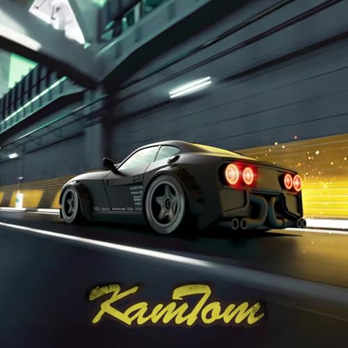 RC Drift Car 1/32 Scale High-Speed 4WD Mini Electric Remote Control Car, 30 km/h with Gyro Stabilization and LED Lights, Suitable for Adults (KM3299-Black) - color: Black