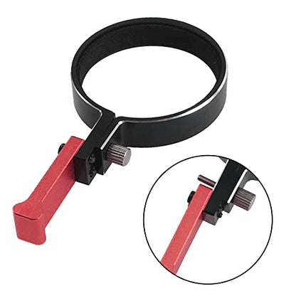 RC Transmitter Steering Wheel Trigger One-Handed Control Adapter Compatible with Flysky gt5 Traxxas TQI Dumborc Remote Controller Transmitter 1.55"-1.65" Steering Wheel (Red) - color: Red
