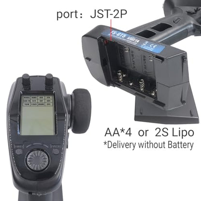 FS-GT5 6 Channels RC Transmitter and FS-BS6 Gyro Receiver 2.4GHz Fly AFHDS2A Sky Radio Control System for RC Car Boat