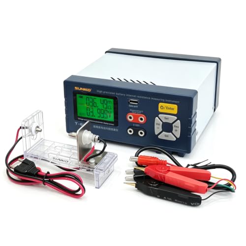 High Precision Lithium Battery Internal Resistance Tester, Intelligent Battery Pack Analyzer, IR 1uΩ-200Ω, Voltage 1mV-±100VDC, AC/DC Resistance Measurement, T-685