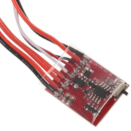 SHINEOFI 30a Brushed Motor Esc with Brake for Rc Car and Vessel, Dual Way Speed Controller with Precision and Responsiveness, Lightweight Abs Material for Marine Use in Different Water