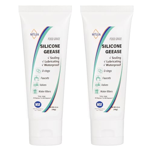Silicone Grease 3.2oz–Dielectric for O-Rings & Electrical Connectors | NSF certified. High-temp & insulating. Non-drip. For spark plugs, auto & marine. Protects against moisture & corrosion