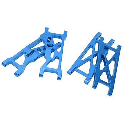 RC Aluminum Front and Rear Suspension Arms for LOSI 22S SCT 1/10 RC Short Course Truck Upgrade Parts(Blue) - color: Blue