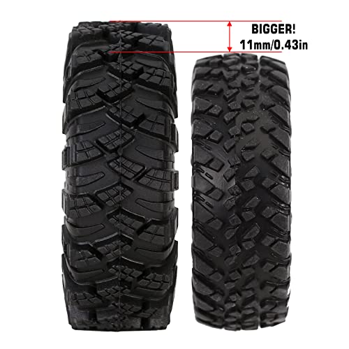 INJORA 1.0 62 * 20.5mm S5 Crawler Kraken Claw Tire for 1/24 1/18 RC