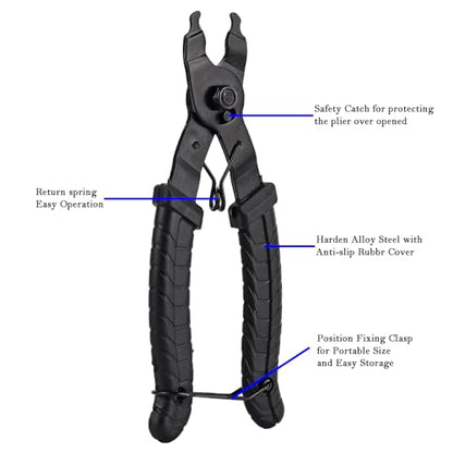 Bike Link Pliers,Bicycle Chain Tool for Bike Chain Link Removal Repair | bicycle link pliers for link remover and connector