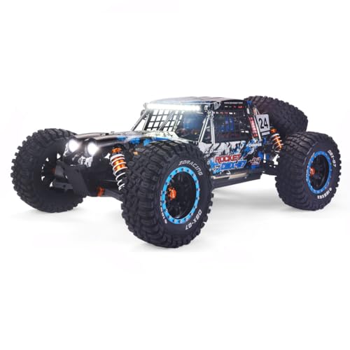 1/7 Scale 4WD Brushless Desert Buggy, 2000KV Motor 150A ESC 25KG Metal Servo, CNC Adjustable Aluminum Shocks, 2.4GHz RTR Hobby Off Road RC Car for Adults 14+（Without Battery） - color: White