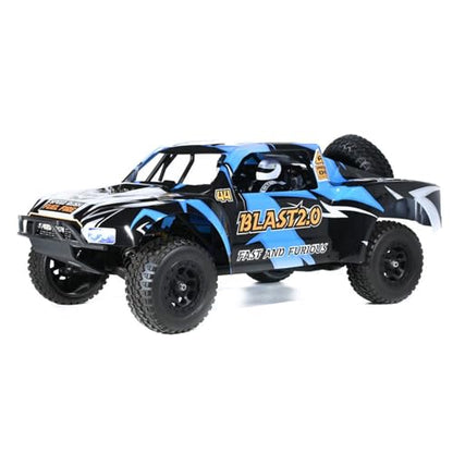 TOUCAN RC HOBBY 1/8 19.7Inches RH820 Remote Control Off Road Car 60-70KM/H High Speed RC Model Vehicle Flysky Radio RTR No Light System for Age 14+ - color: Blue