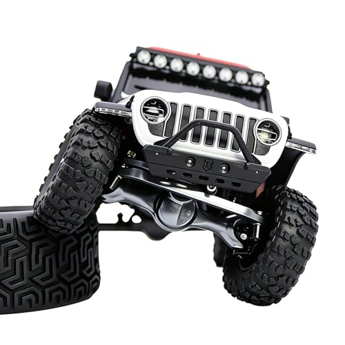 Aluminum Front Rear Axles Set Assembly with Steering Link Brass Steering Knuckles CVD for Axial SCX30 Bronco Wrangler K10 1/30 RC Crawler Car ﻿ (Titanium) - color: Titanium