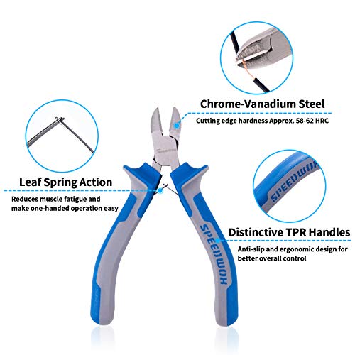 SPEEDWOX 3 Pcs RC Vehicle Tool Set: Diagonal, Long Nose, Ball Link Pliers for RC Helicopter, Plane, Car Repair & Modeling