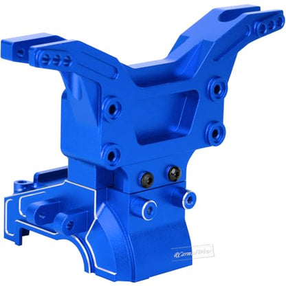 RC Transmission Case Upgrades Part for 1/10 Kraton 4x4 4S V2 BLX,Outcast 4x4 4S V2 BLX,Alloy Aluminium Front Rear Transmission Case Gearbox Case,Navy Blue - color: Navyblue-front&rear