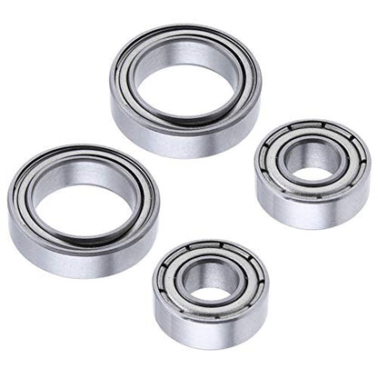 HobbyPark Aluminum Steering Knuckle & C Hub Carrier w/Ball Bearings Replacement of AX30495 AX30496 For RC AXIAL SCX10 Option Parts